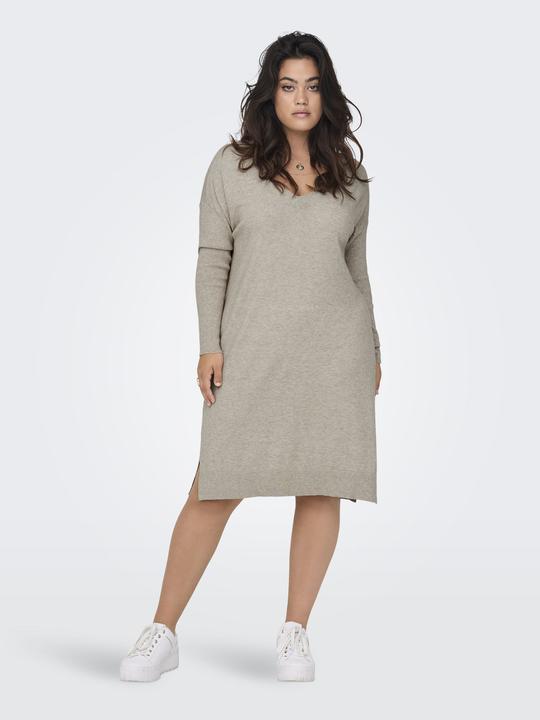 Produktbild Only Curvy V-Ausschnitt Strickkleid (54)