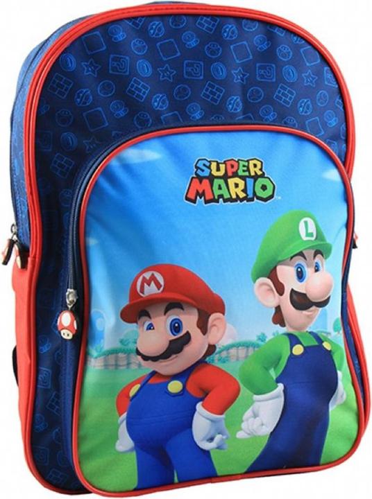Produktbild Amscan Schulthek Super Mario und Luigi mit zwei Fächern