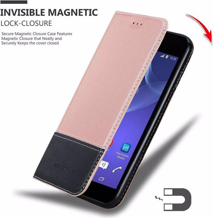Produktbild Cadorabo Book X-Wallet Cover (Sony Xperia M2, Sony Xperia M2 Aqua)
