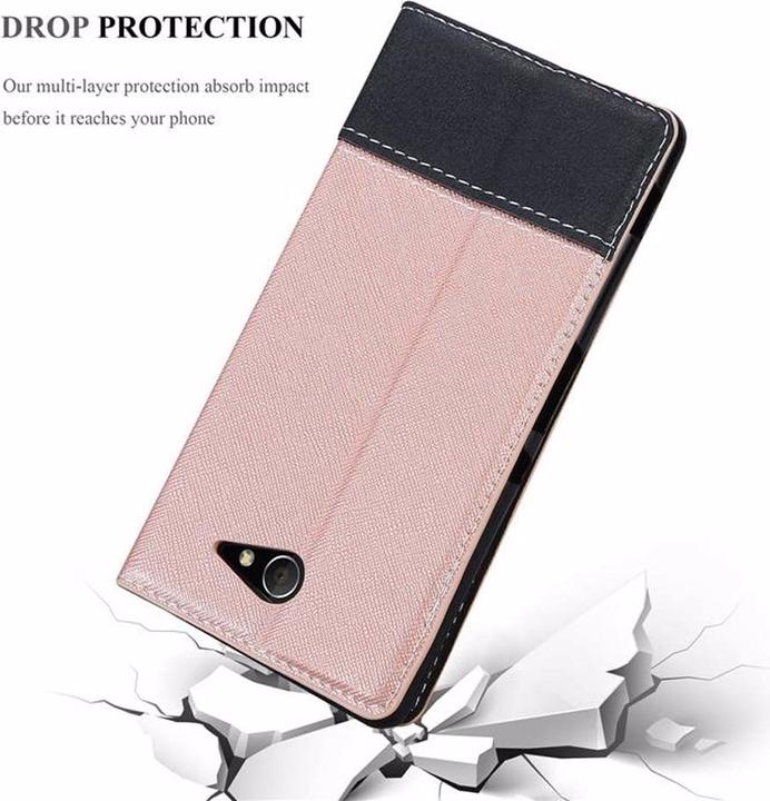 Produktbild Cadorabo Book X-Wallet Cover (Sony Xperia M2, Sony Xperia M2 Aqua)