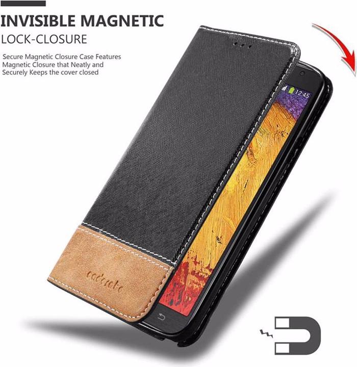 Actual product image Cadorabo Book X Wallet Cover (Samsung Galaxy Note 3 Neo)