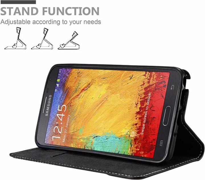 Actual product image Cadorabo Book X Wallet Cover (Samsung Galaxy Note 3 Neo)