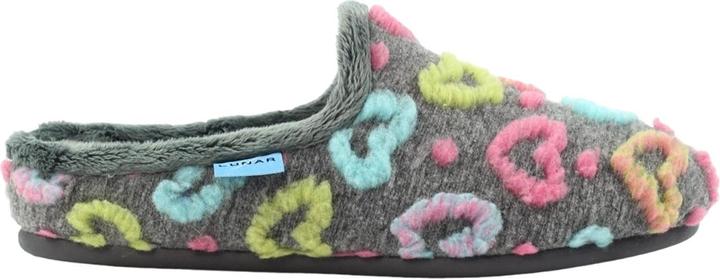 Actual product image Lunar Womens/Ladies Valentine Mule Slippers (39)