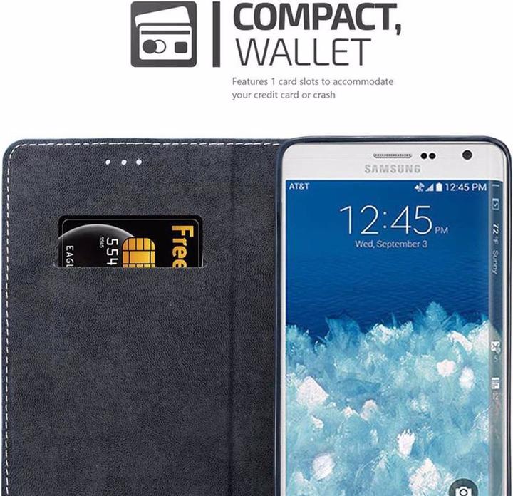 Actual product image Cadorabo Book X Wallet Cover (Samsung Galaxy Note Edge)