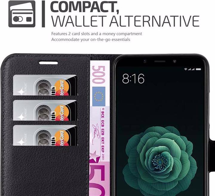 Actual product image Cadorabo Book with stand function cover (Xiaomi Mi A2 Lite?, Xiaomi Mi 6X)