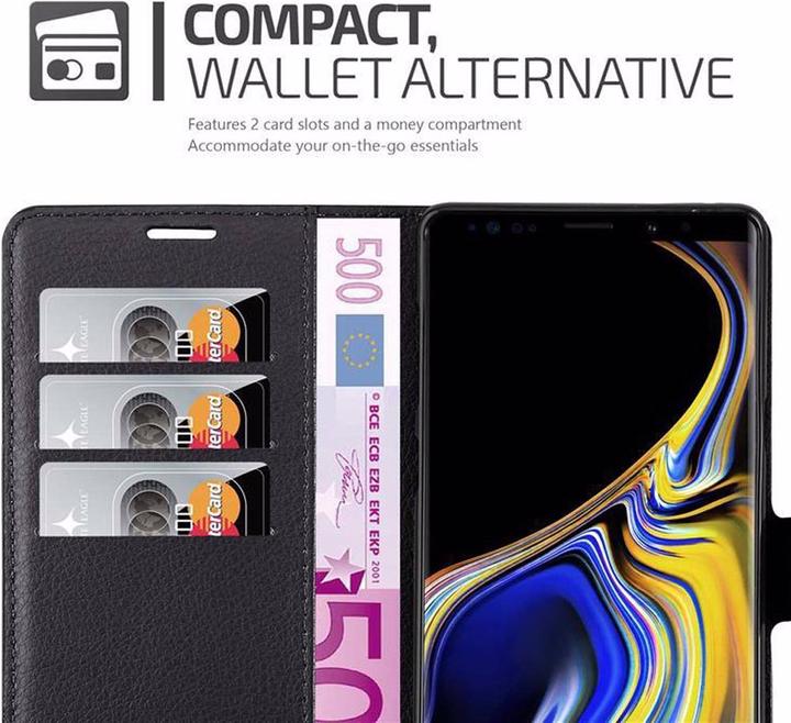 Actual product image Cadorabo Book with stand function cover (Samsung Galaxy Note 9)