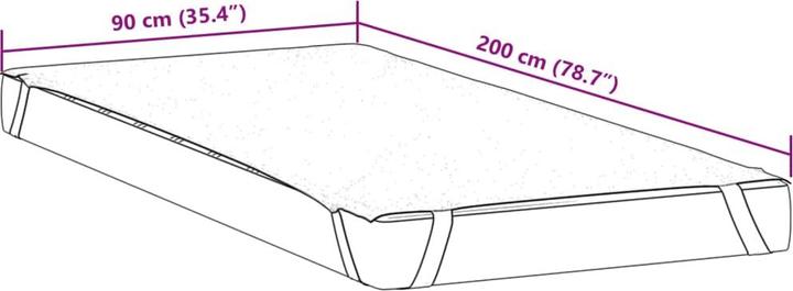Image du produit VidaXL Matratzenschoner (90 x 200 cm)