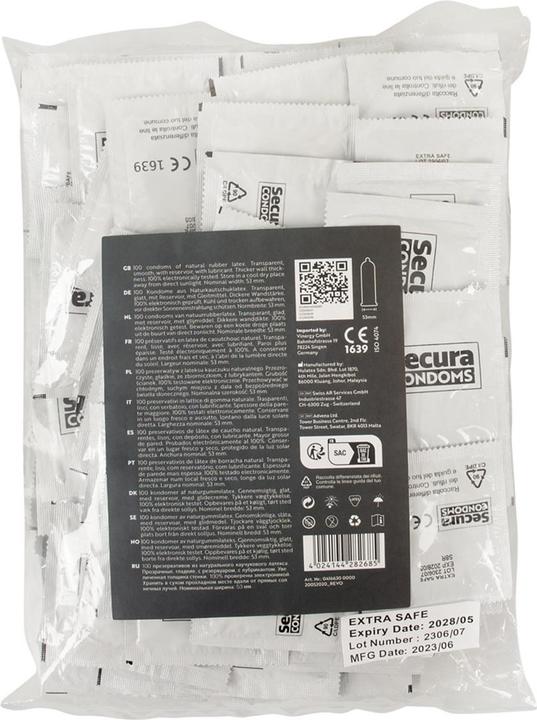 Actual product image Secura Extra Safe 100pcs (100 pcs.)