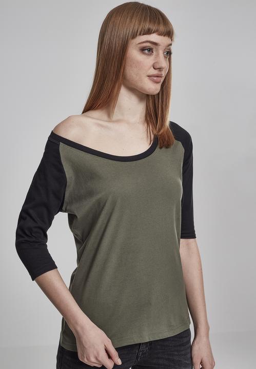 Produktbild Urban Classics Ladies 3/4 Contrast Raglan Tee (L)