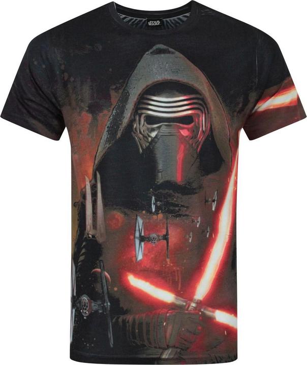 Image du produit Star Wars Force Awakens Kylo Ren Lightsabre Sublimation TShirt (L)