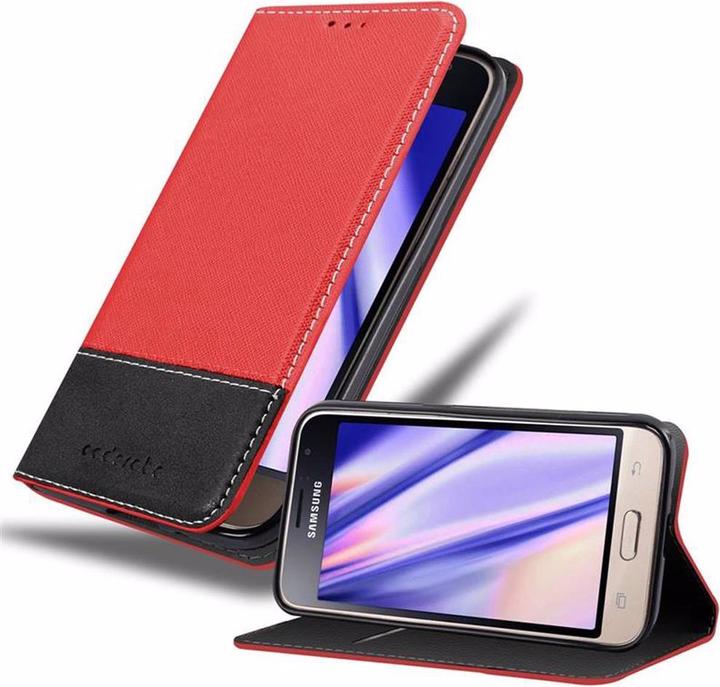 Productafbeelding Cadorabo Boek X Portemonnee Hoesje (Samsung Galaxy J1 (2016))