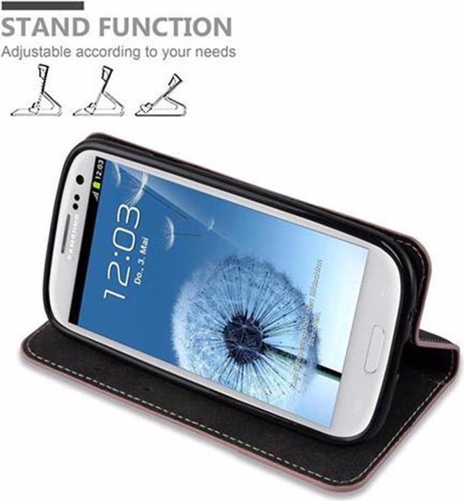 Actual product image Cadorabo Book X Wallet Cover (Samsung Galaxy S3)