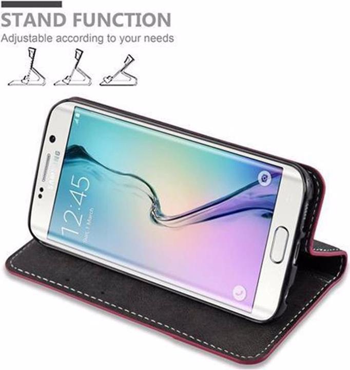 Actual product image Cadorabo Book X Wallet Cover (Samsung Galaxy S6 Edge)