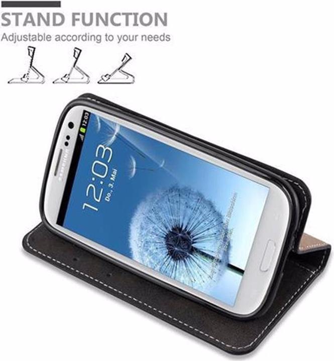 Productafbeelding Cadorabo Boek X Portemonnee Hoesje (Samsung Galaxy S3)