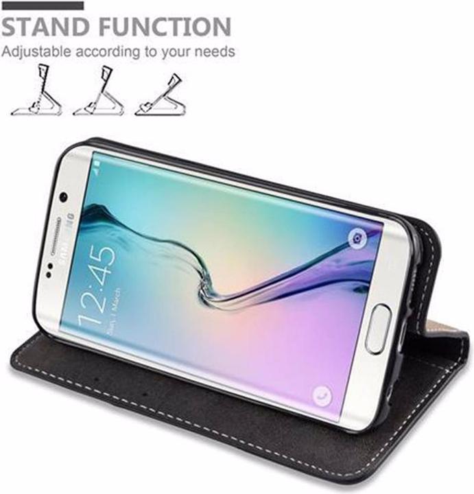 Productafbeelding Cadorabo Boek X Portemonnee Hoesje (Samsung Galaxy S6 Edge)