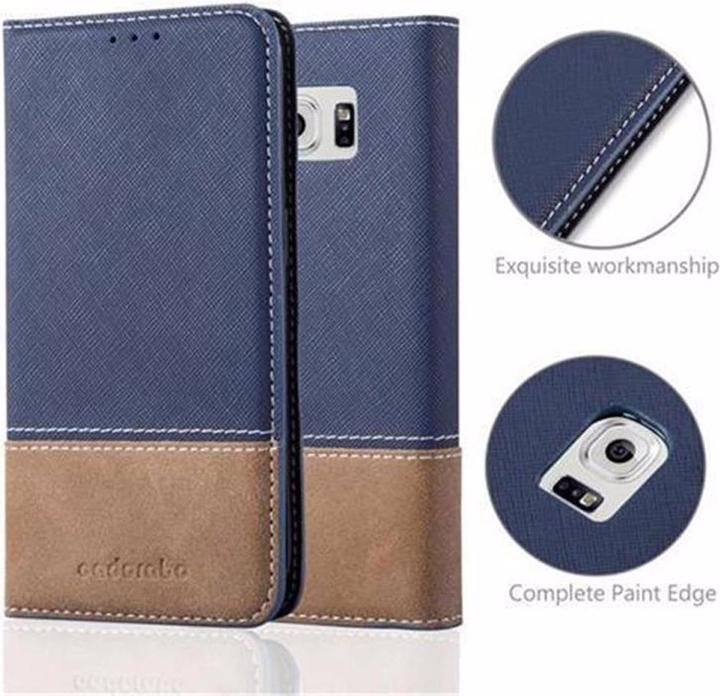 Produktbild Cadorabo Book X-Wallet Cover (Samsung Galaxy S6 Edge)