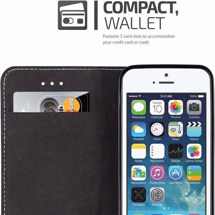 Actual product image Cadorabo Book X Wallet Cover (Apple iPhone 4, G4s)