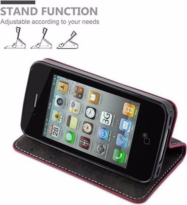 Actual product image Cadorabo Book X Wallet Cover (G4s, Apple iPhone 4)