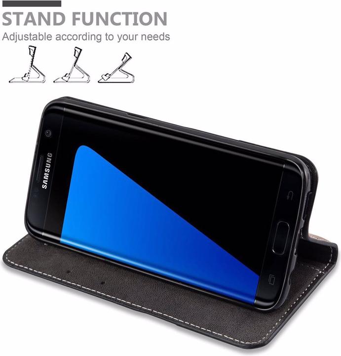 Actual product image Cadorabo Book X Wallet Cover (Samsung Galaxy S7 Edge)