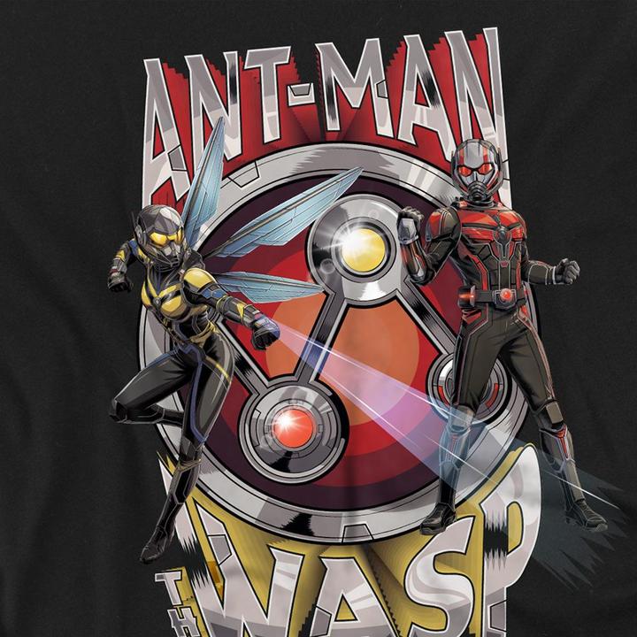 Actual product image Ant-Man and the Wasp: Quantumania Unisex Adult One Inch Heroes T-Shirt (XXL)