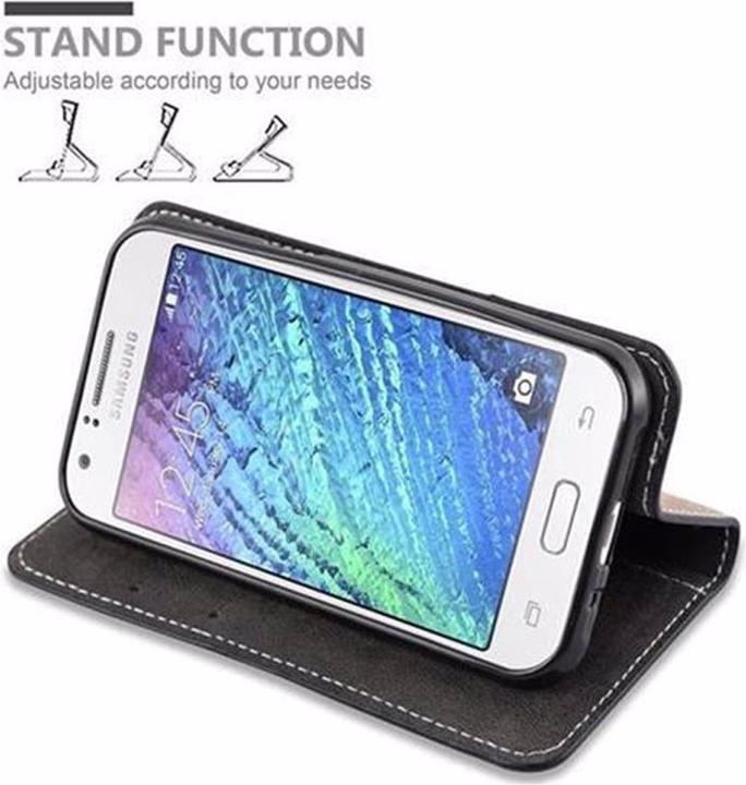 Actual product image Cadorabo Book X Wallet Cover (Samsung Galaxy J1)