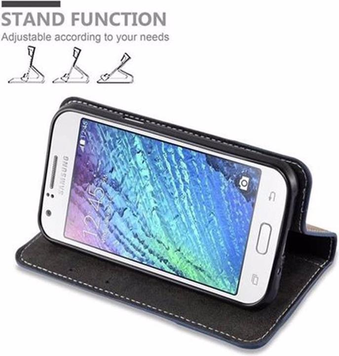 Actual product image Cadorabo Book X Wallet Cover (Samsung Galaxy J1)