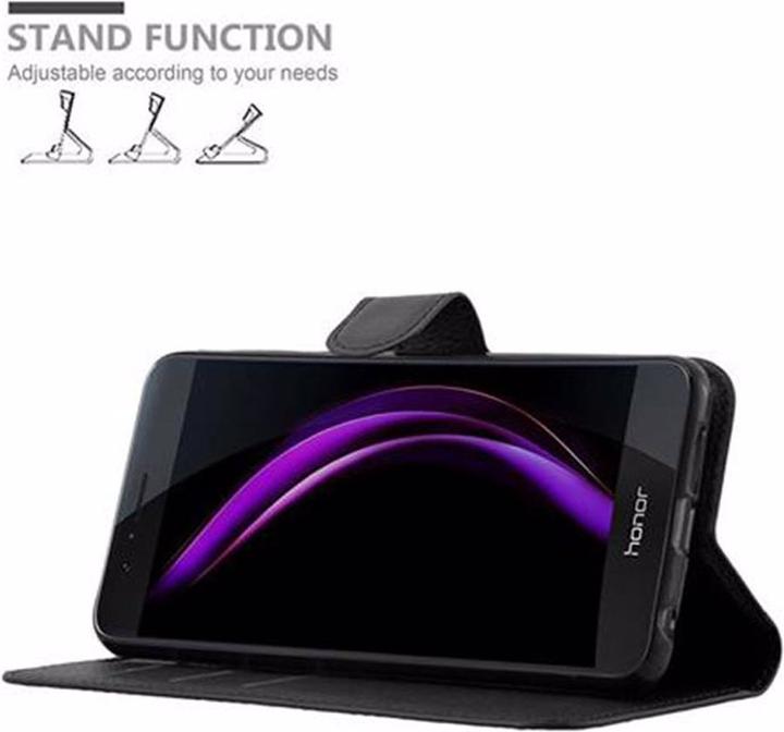 Produktbild Cadorabo Book mit Standfunktion Cover (Honor 8)