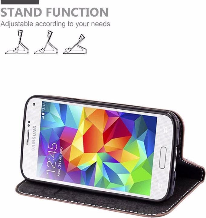 Produktbild Cadorabo Book X-Wallet Cover (Samsung Galaxy S5 Mini, Samsung Galaxy S5 Mini Duos)