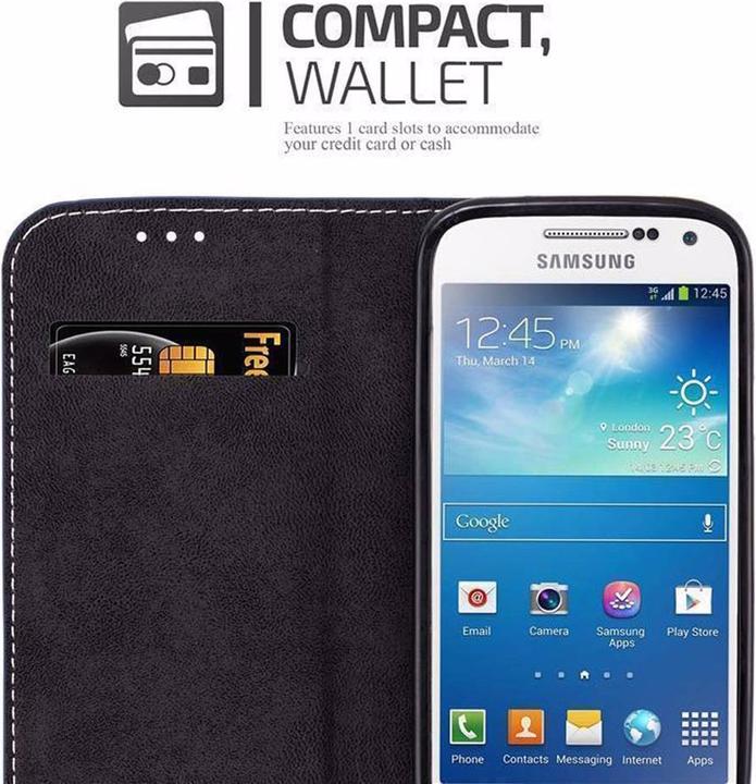 Actual product image Cadorabo Book X Wallet Cover (Samsung Galaxy S4 mini)