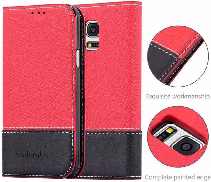 Actual product image Cadorabo Book X Wallet Cover (Samsung Galaxy S5 Mini)