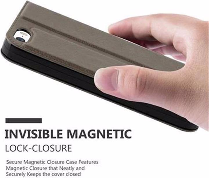 Actual product image Cadorabo Book with View double window cover (Apple iPhone 5)