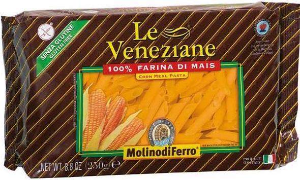 Image du produit Le Veneziane Pâtes alimentaires Penne sans gluten (250 g)