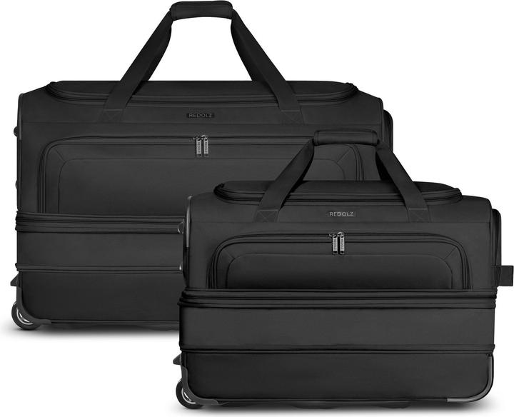 Immagine prodotto Redolz Set di borse da viaggio a 2 ruote Duffle Essentials 2 pezzi con piega elastica (129 l)
