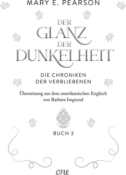 Produktbild Der Glanz der Dunkelheit (Deutsch, Mary E. Pearson, 2024)