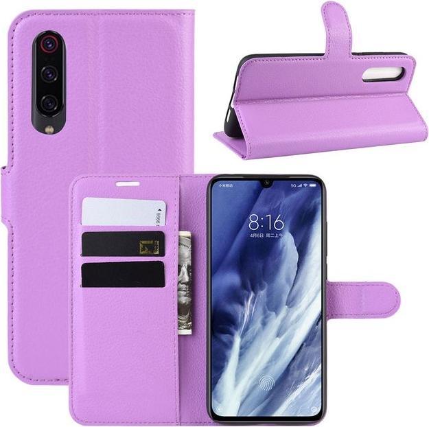 Produktbild MU Classic Litchi Leder Bookcover Series (OnePlus 9 Pro 5G, Xiaomi Mi 9 Pro)