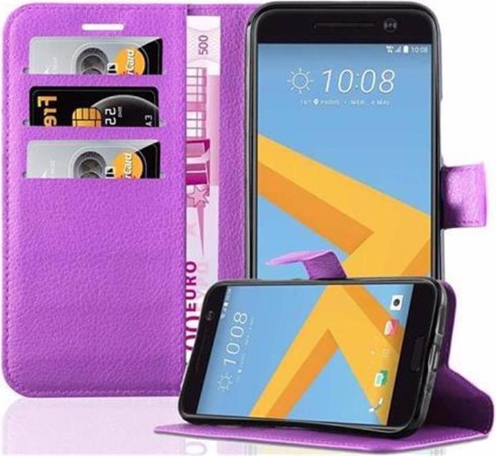 Actual product image Cadorabo Book with stand function cover (HTC One 10)