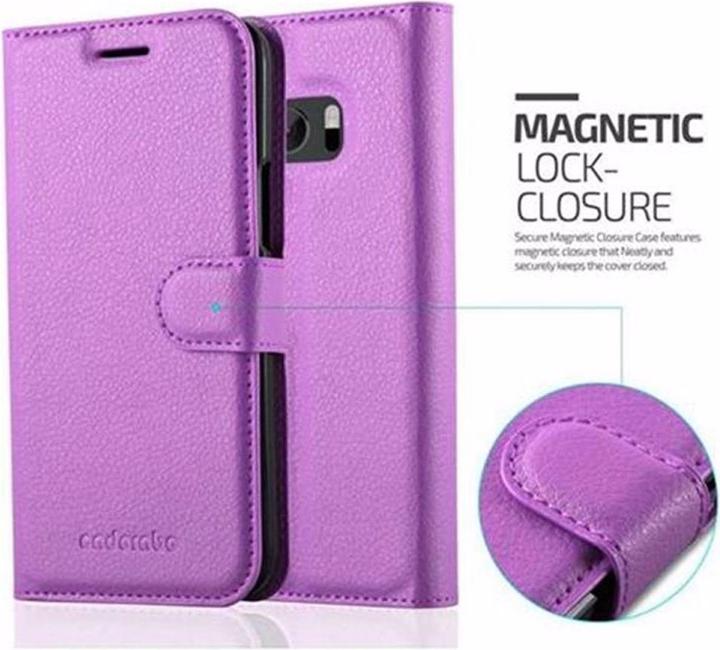 Actual product image Cadorabo Book with stand function cover (HTC One 10)