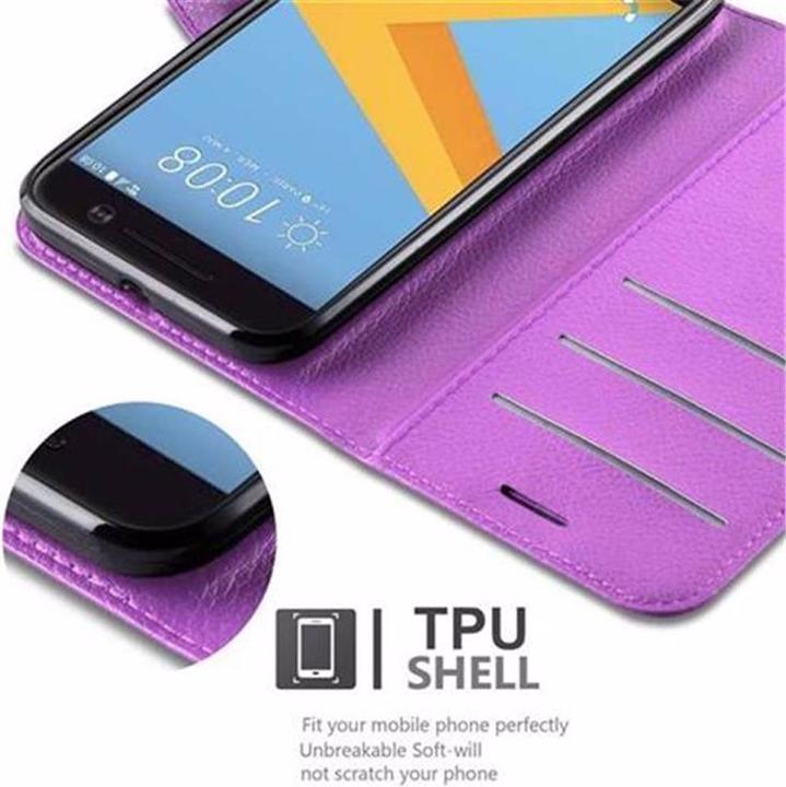Actual product image Cadorabo Book with stand function cover (HTC One 10)