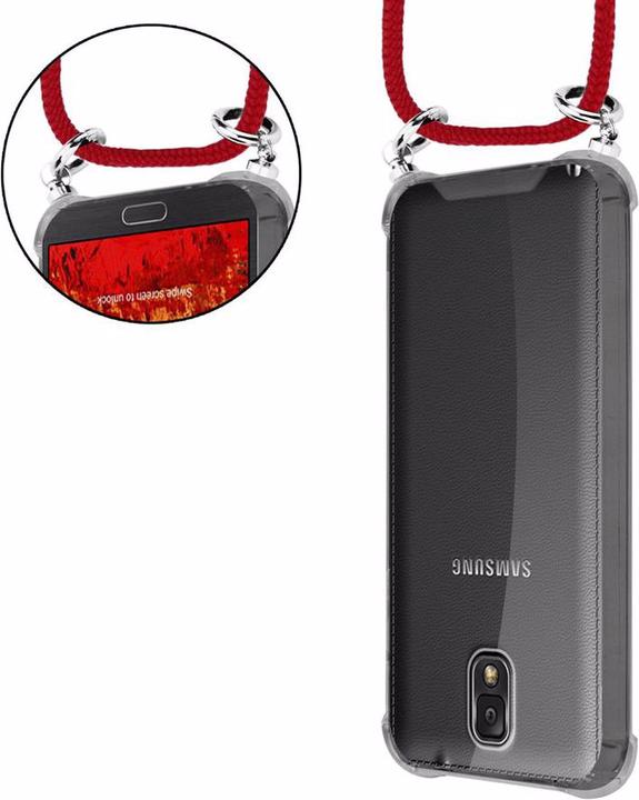 Produktbild Cadorabo TPU Handy Kette SILBER Cover