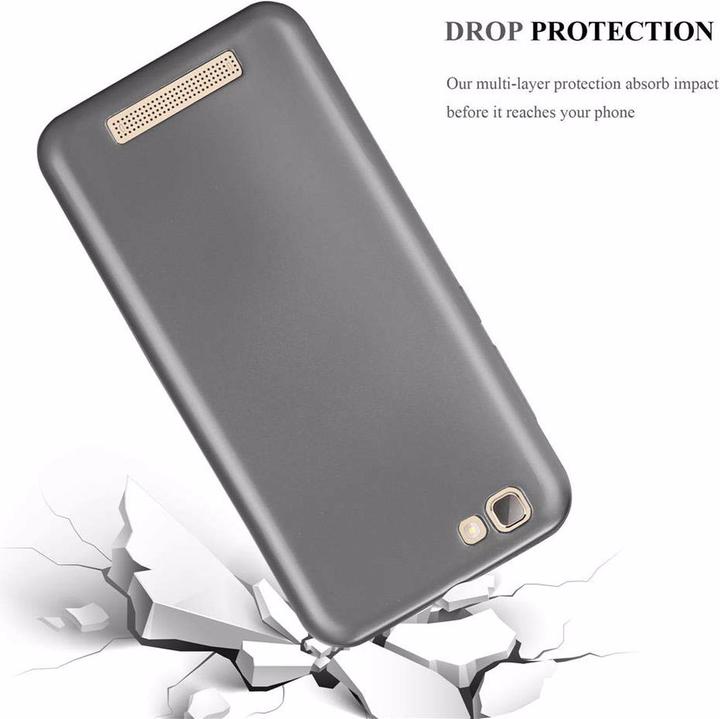 Actual product image Cadorabo TPU Matt Metallic Cover (ZTE Blade A612)