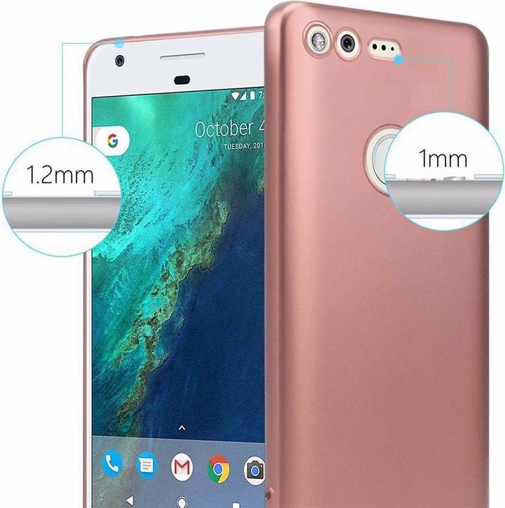 Image du produit Cadorabo Couverture métallique mate TPU (Google Pixel)