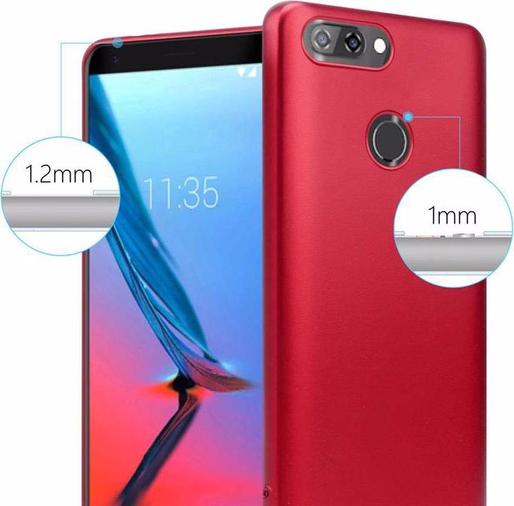 Productafbeelding Cadorabo TPU Matte Metallic hoes (ZTE Blade V9)
