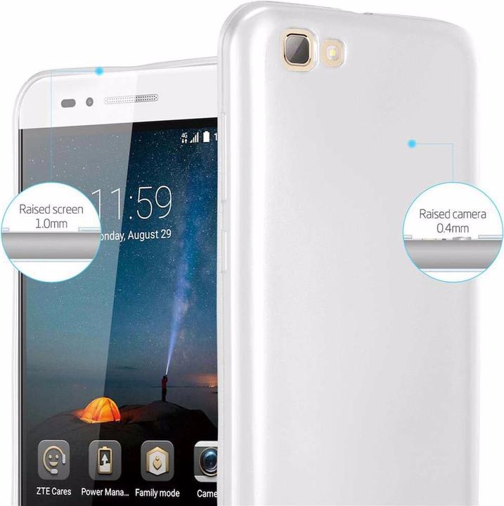 Productafbeelding Cadorabo TPU matte metalen hoes (ZTE Blade A612)