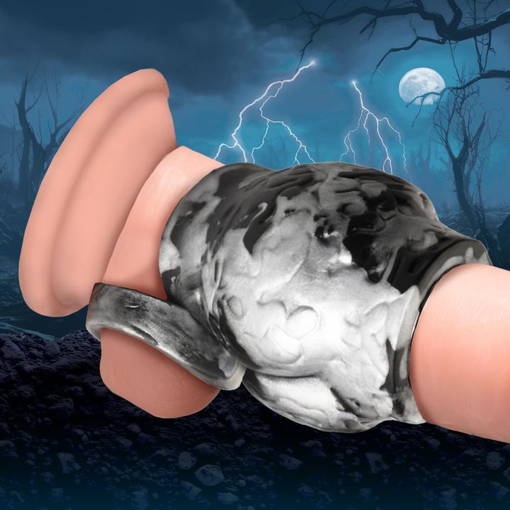 Produktbild Creature Cocks XR Brands Night Prowler Ballstretcher Grau (2.30 cm)