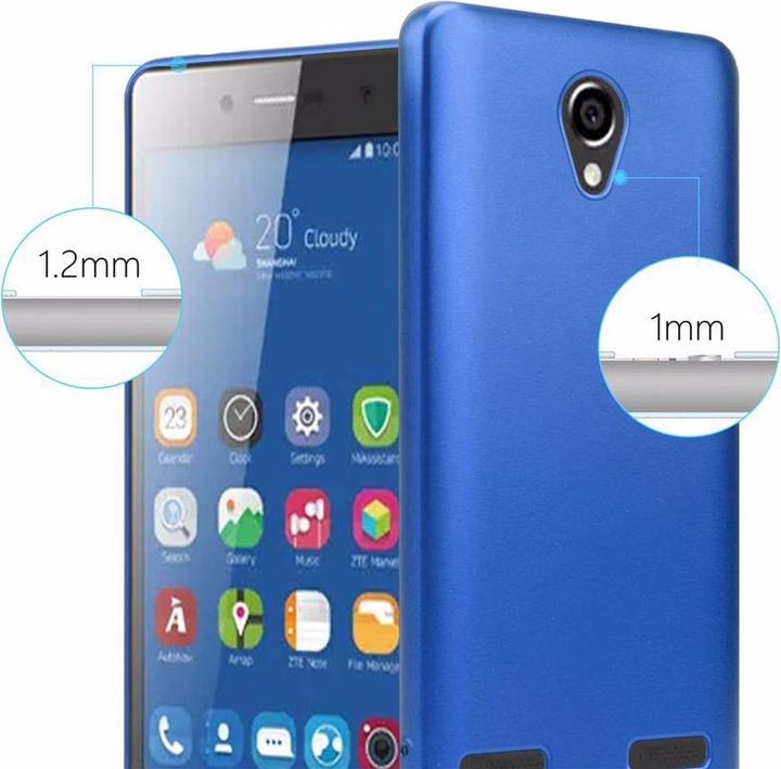 Productafbeelding Cadorabo TPU matte metalen hoes (ZTE Blade L7)