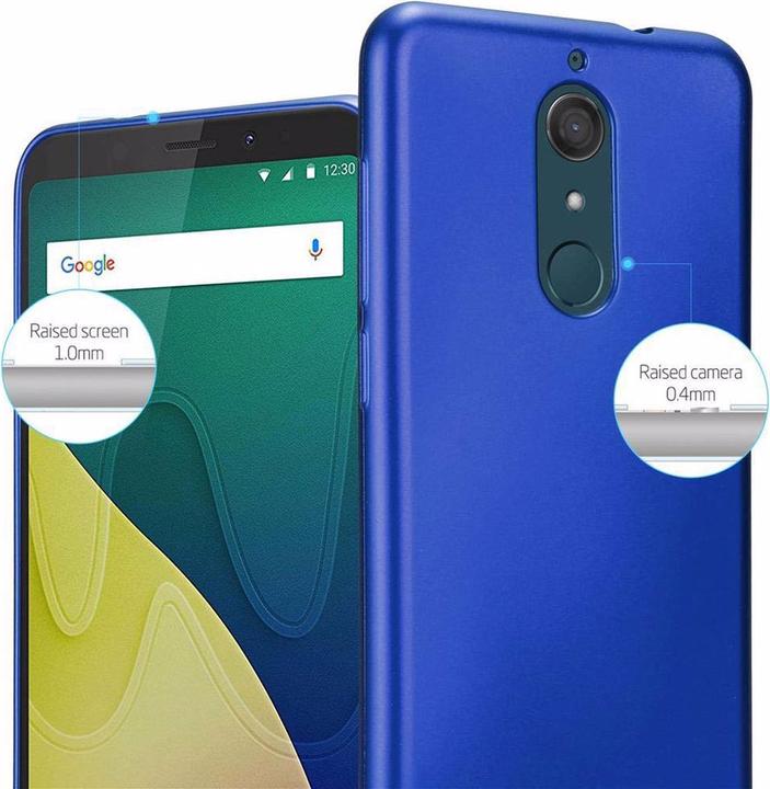 Actual product image Cadorabo TPU Matt Metallic Cover (Wiko View XL)