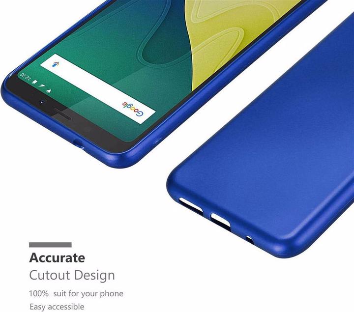 Actual product image Cadorabo TPU Matt Metallic Cover (Wiko View XL)
