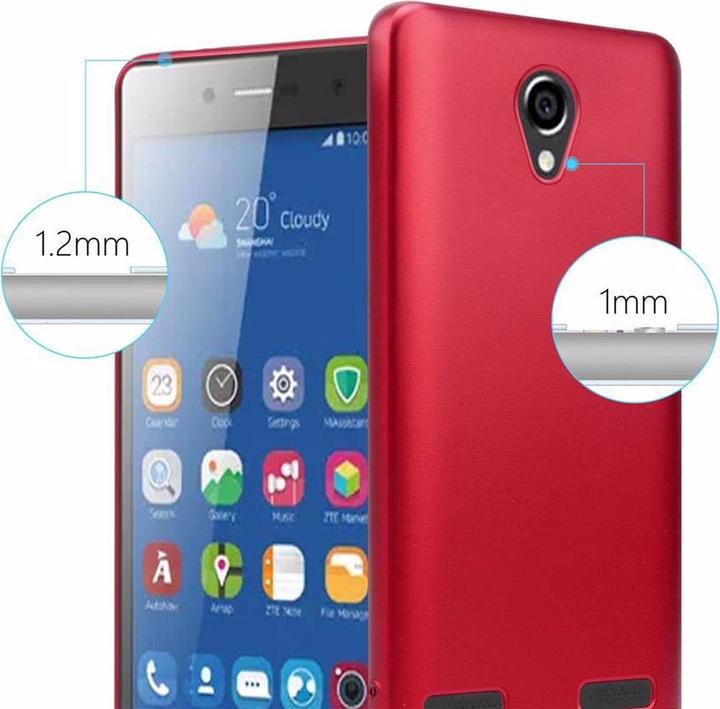 Productafbeelding Cadorabo TPU matte metalen hoes (ZTE Blade L7)