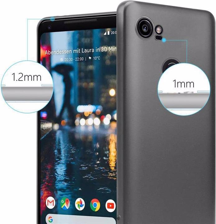 Actual product image Cadorabo TPU Matt Metallic Cover (Google Pixel 2 XL)