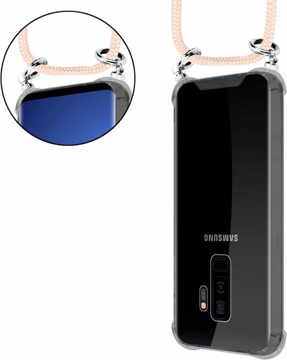 Actual product image Cadorabo TPU Mobile Phone Chain SILVER Cover